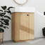 Meuble-lavabo tendance 21,6 po avec lavabo en céramique