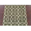 Tapis zone en laine noué la gabbeh vert/gris 5 pi x 7 pi en laine one-of-kind-the main Merrin