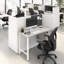 Bureau à casiers avec rangement Bush Business Furniture Hustle-111136243-111136242