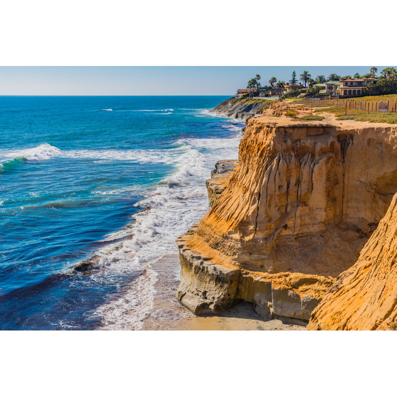 Eroded Cliff Of Carlsbad - Wrapped Canvas Print, 51cm H x 76cm W