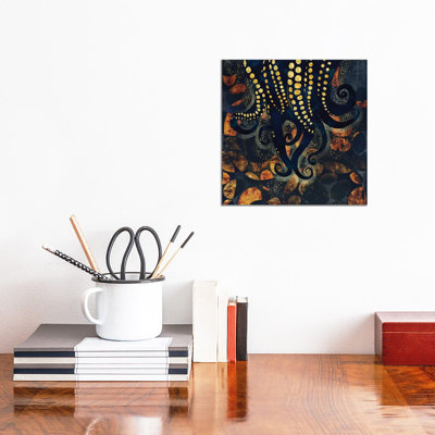 Metallic Ocean I - Print on Canvas