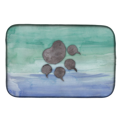 Tapis de séchage en aquarelle chat