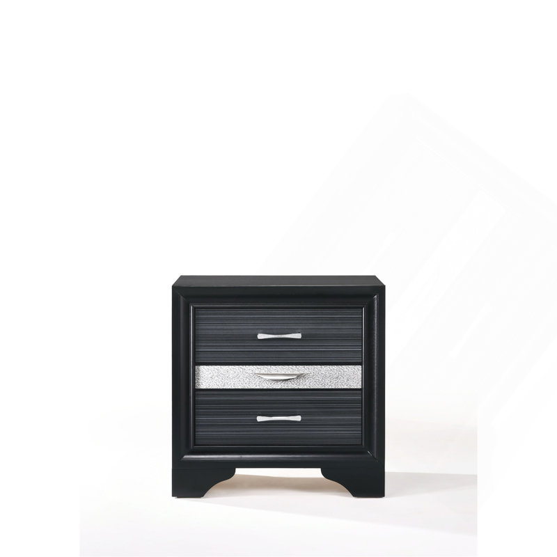 Table de chevet Naima, Noir