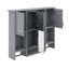Armoire de rangement murale moderne avec miroir, rangement dissimulé et barre à serviettes Modern-1527313843