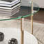 Avenida Cocktail Table - Glam Style - Warm Gold