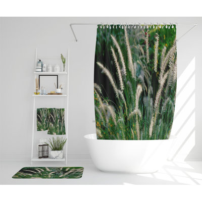Nelo Polyester Shower Curtain Set