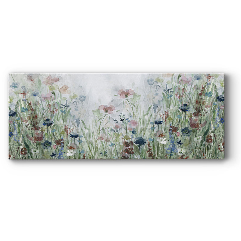 Champs de fleurs sauvages, H 12 po x l 30 po x P 1,5 po