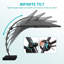 Parasol en porte-à-faux 11 pi avec inclinaison infinie, mât en aluminium, housse de protection et sac de sable Bersa-854283785-876387123