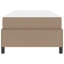 Structure de lit en similicuir 35,4 "x 74,8" Cappuccino Vidaxl-621661310-621659013