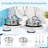 Wooden Kids Play Kitchen, Toy Kitchen Playset for Toddler, Pretend Oven, Microwave, Realistic Kitchen Sets for Boys Girls Age 3+-116247621