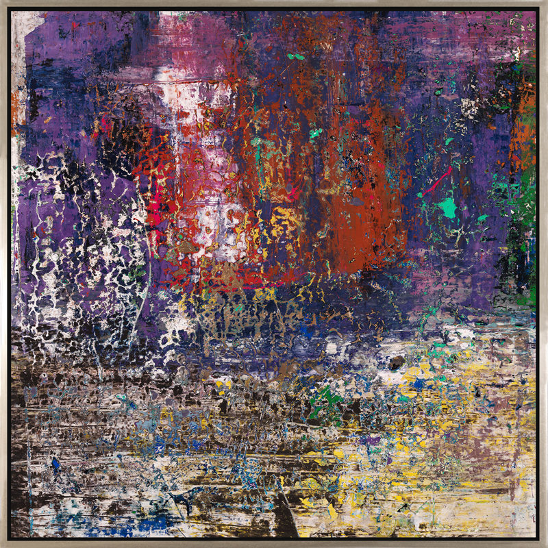 Royal Aisle - Peinture sur toile avec cadre flottant