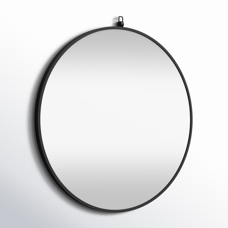 Miroir Cassie, Noir, 36 po x 36 po