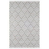 Crisscross Platinum Handwoven Indoor/Outdoor Rug