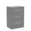 2X Bedside Table With 3 Drawers-662565130