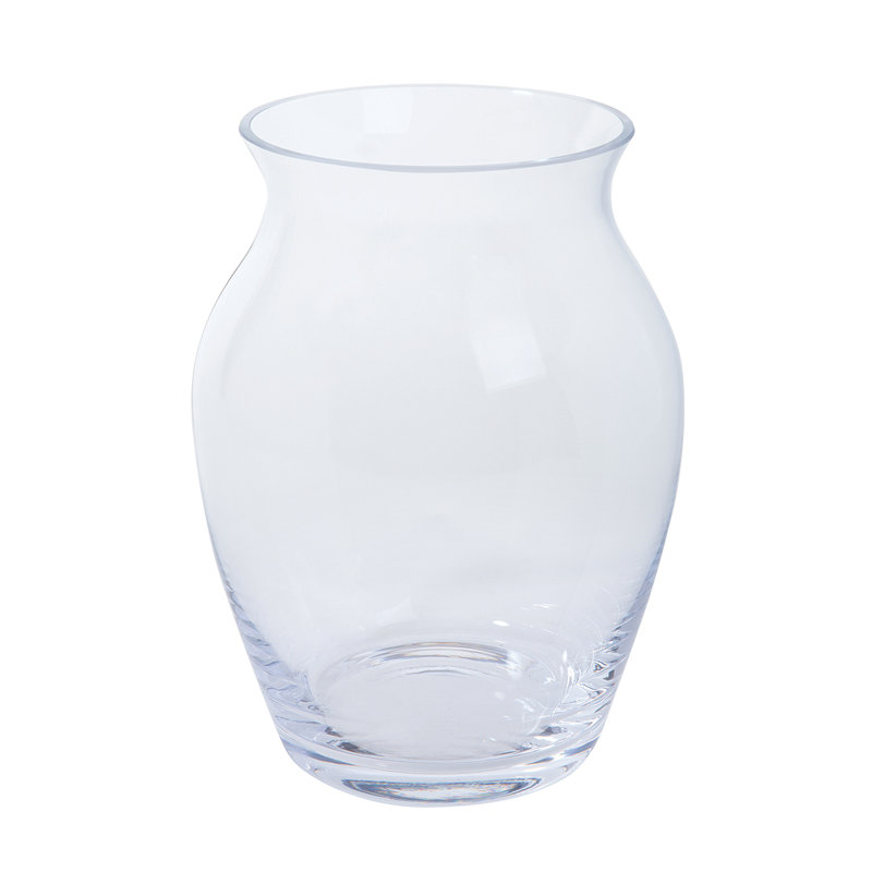 Dartington Crystal Flower Garden Table Vase, 21cm H x 16cm W x 16cm D