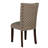19.5'' H Fabric Upholstered Cherry Parsons Chair