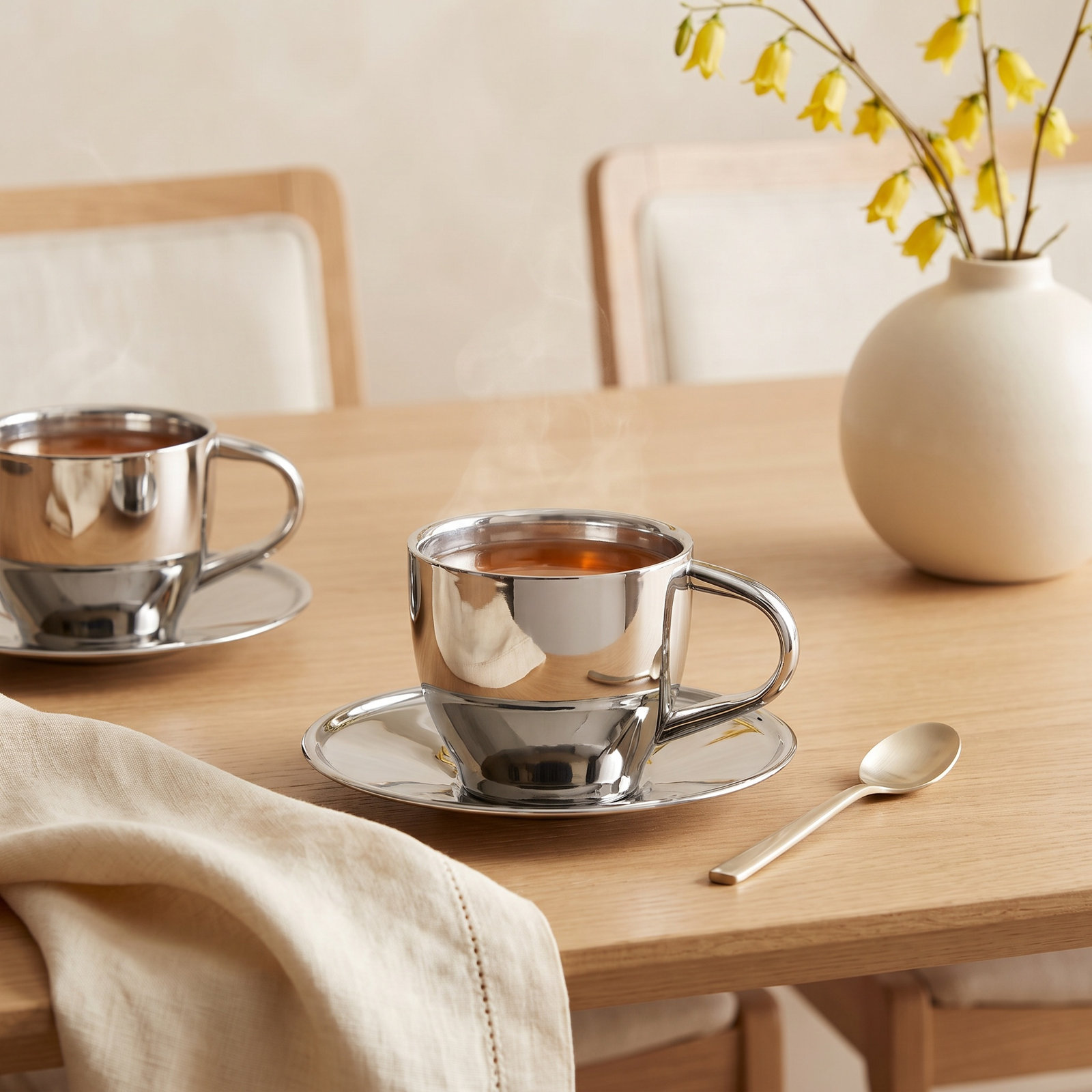 Brew Stainless Steel Teacup, 6 fl.oz.