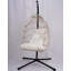 Fauteuil suspendu d'extérieur blanc cassé-1241889599