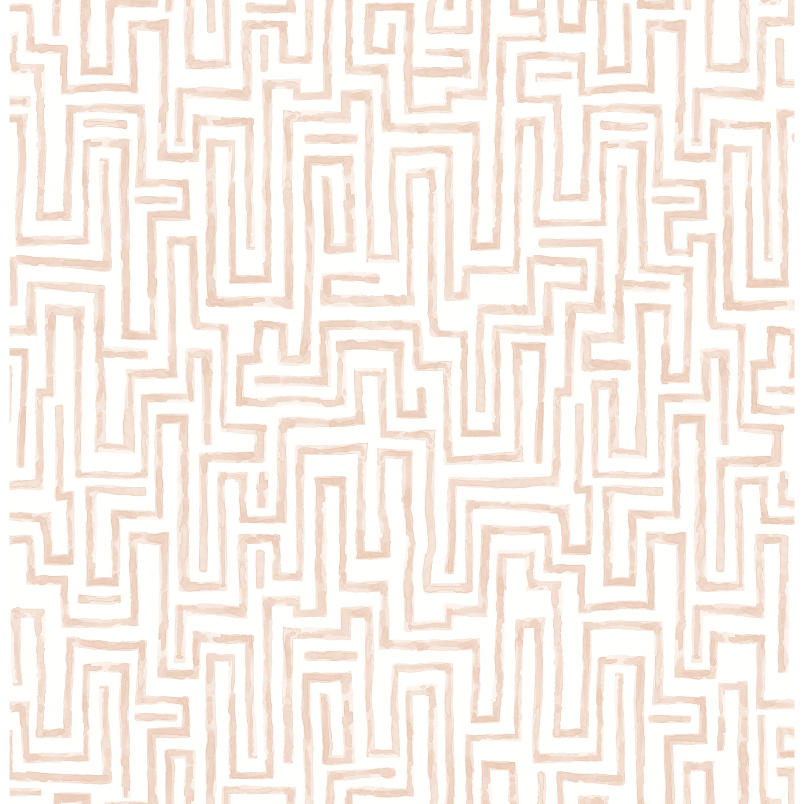 Delaney Wallpaper Roll, Light Pink