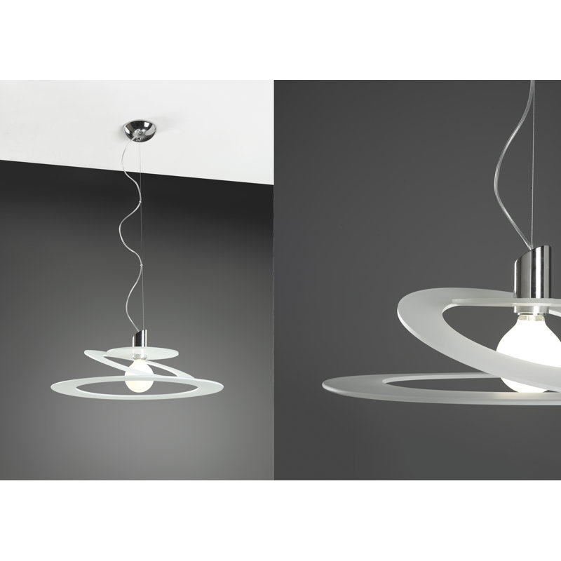 Cinderella 1 - Light Unique/Statement Pendant, White, 131cm H x 20cm W x 20cm D