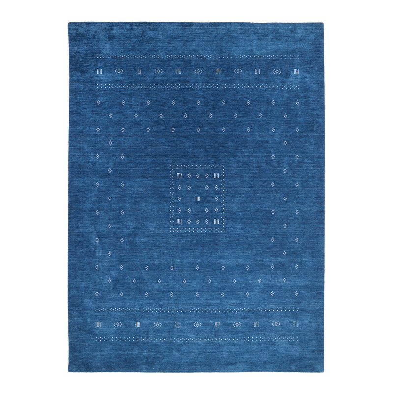 Simi Geometric Area Rug, Rectangle 10' x 14', Navy