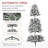 7.5 ft Pre-Lit Artificial Christmas Tree