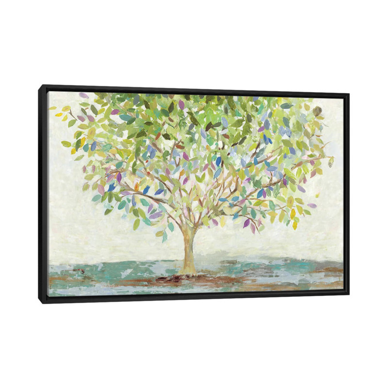 « couleur oxygène », impression sur toile, H 32 po x l 48 po x P 1,5 po, Toile avec cadre noir, Pas de tapis
