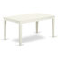 L'ensemble de table de salle à manger 6 pièces contient une table de cuisine rectangulaire et 4 chaises rembourrées en tissu de lin beige clair avec un banc, 36 x 60 pouces, blanc lin-1985810665-1936398513-1985810455