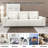 Corduroy Sponge Compression Sofa, Suitable For Living Rooms-1103617995