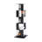 5-Tier Multi-Function Rotating Bookshelf, Floor Rack With Acrylic Plate-520779193