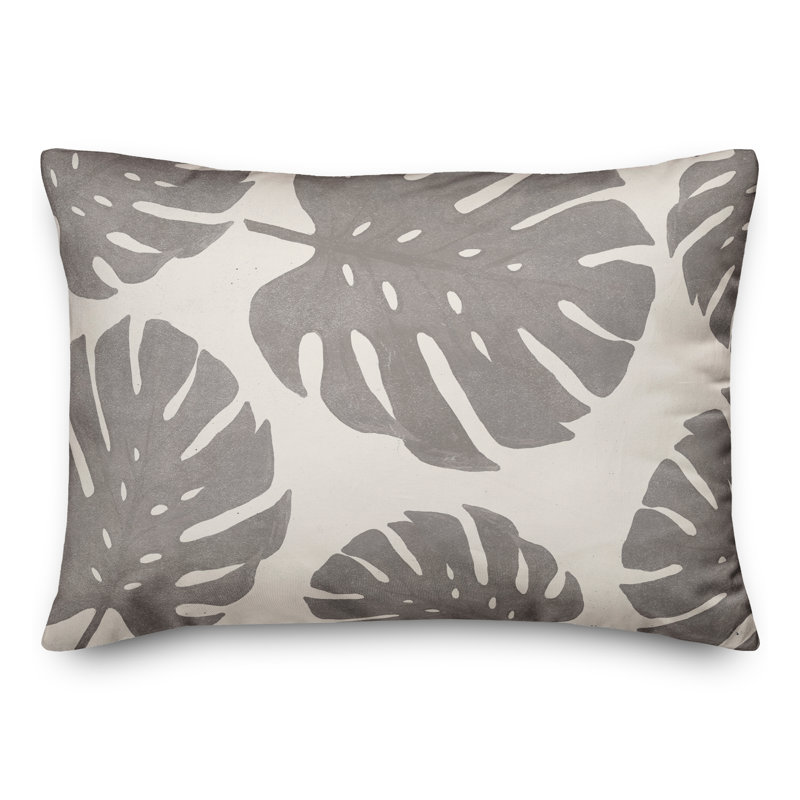  Housse et insert de coussin rectangulaire Simple Monstera