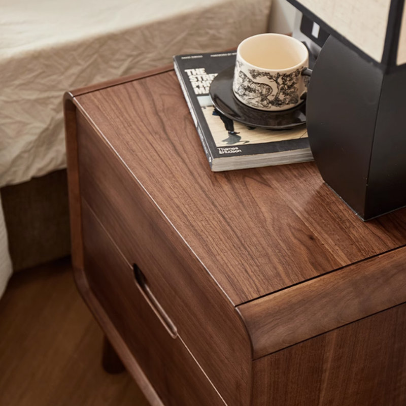 Armoire de rangement à deux tiroirs pour chambre simple moderne