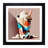 Milkshake Cubism - Single Picture Frame Print on Wood-1678695920