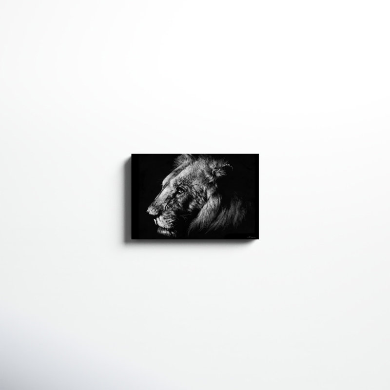 «Wildlife Scratchboard I», impression sur toile, H 12 po x l 18 po