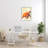 " Orange Sea Turtle Shell Abstract Botanical Collage " by Jadei Graphics-70681758-70681759