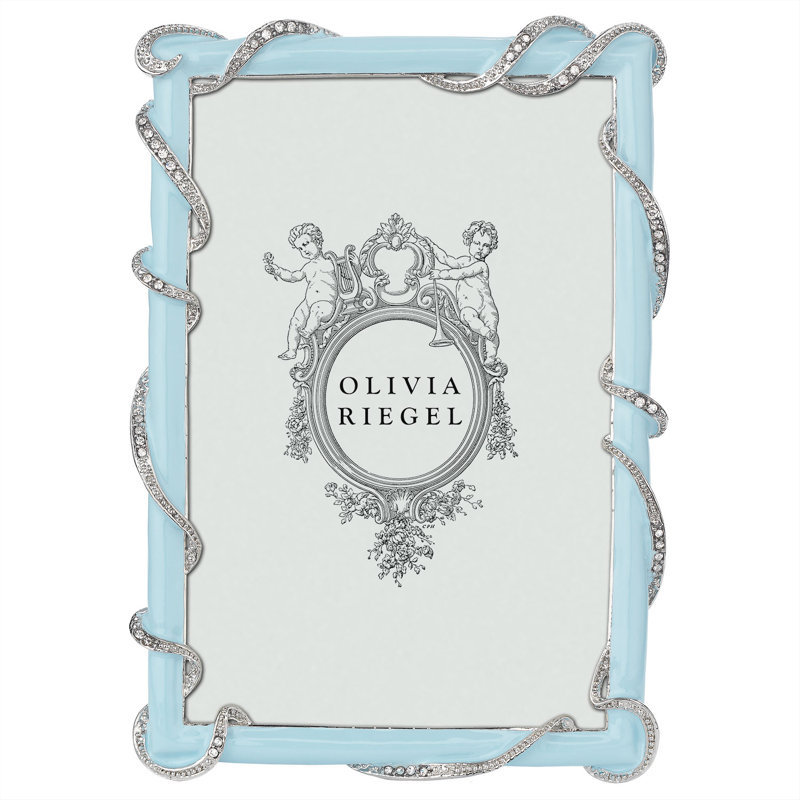 Baby Harlow Metal Picture Frame, Blue, 5" X 7"