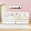 Lit de rangement en bois avec garde-corps et 2 tiroirs-93548539-93548536