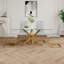 Table en verre de style moderne