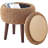 Emonnie Upholstered Armchair with Ottoman-1514917476