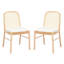 Ensemble de chaises de salle à manger à dossier en rotin Almeda-1782381306