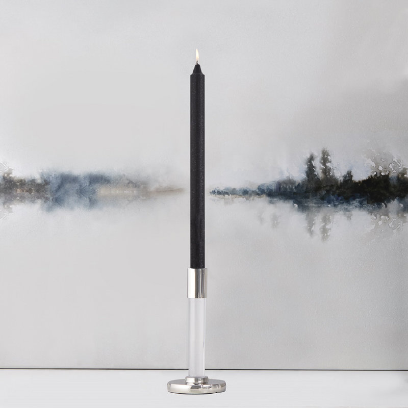 Bougie Timberline Arista, H 9 po x l 0,88 po x P 0,88 po, Noir