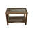 EcoDecors Rectangular Teak Shower Bench With Shelf-57278423-57278422