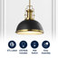 Luminaire suspendu en dôme industriel en métal 1 lumière Staub-1244577474-1244594590