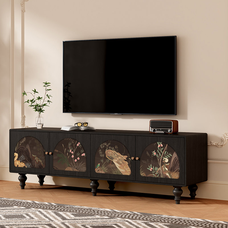 Meuble télé style français en noyer