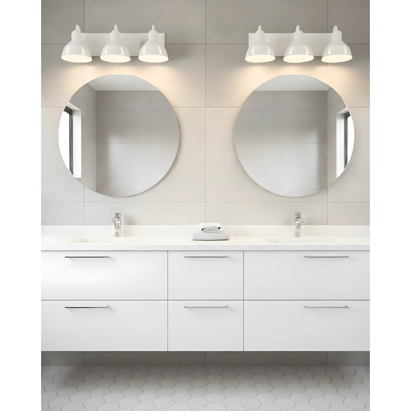Hachiro Dimmable Vanity Light, 3, White