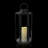 Hexagonal Battery-Operated Metal Lantern With Led Lights-52674979