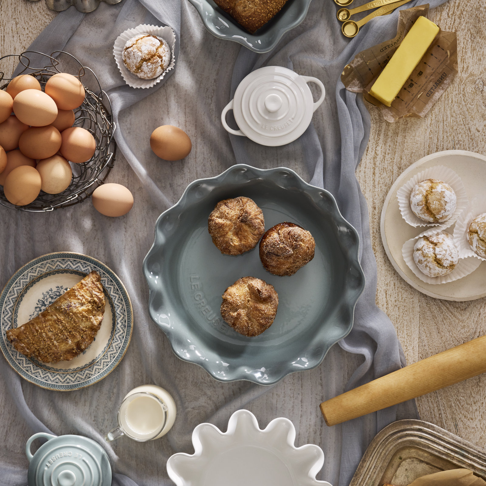 Stoneware Mini Cocotte, White
