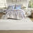Premium Bedding Sets, Polyester Floral Comforter With Sheets, Modern Blue Style For Home