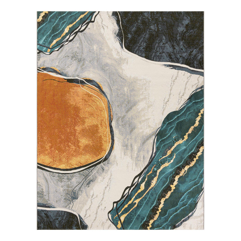Keazia Indoor/Outdoor Area Rug, Rectangle 9' x 12'