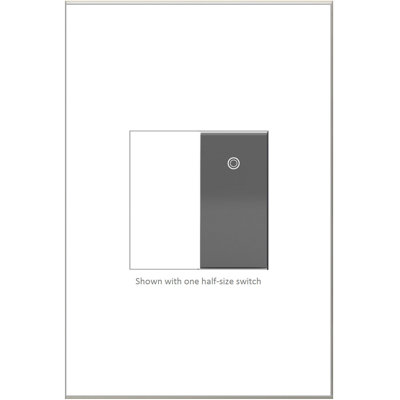 Interrupteur à palette Legrand adorne 15A 1 ou 3 voies (finition magnésium)